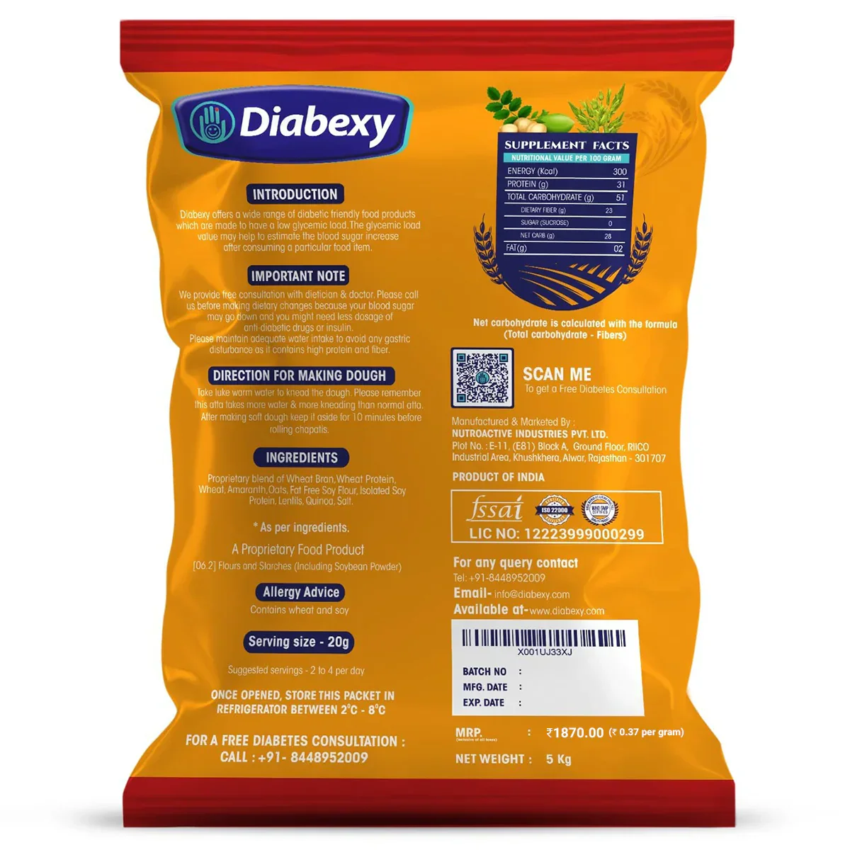 Diabexy Atta LITE Nuts Free - Image 2