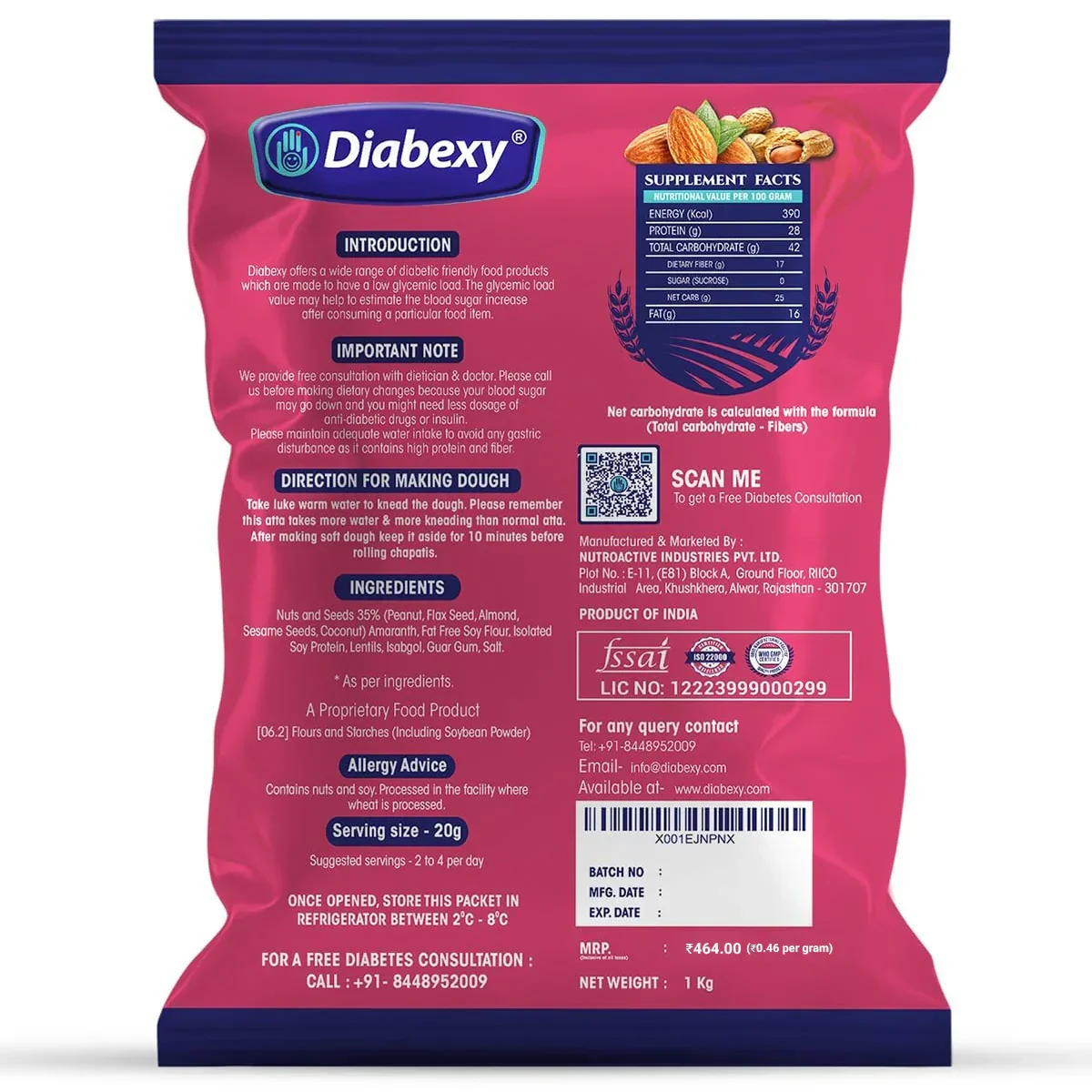 Diabexy Gluten Free Atta - Image 2
